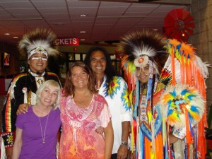 Omnec und Anja und Indianer 2010