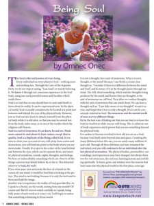 Article Being Soul